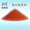 Pigmento inorgánico óxido de hierro en polvo rojo